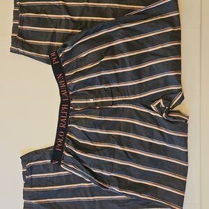 Polo Ralph Lauren Sleepwear Striped Red, White Blue Airy 100% Cotton Mens L